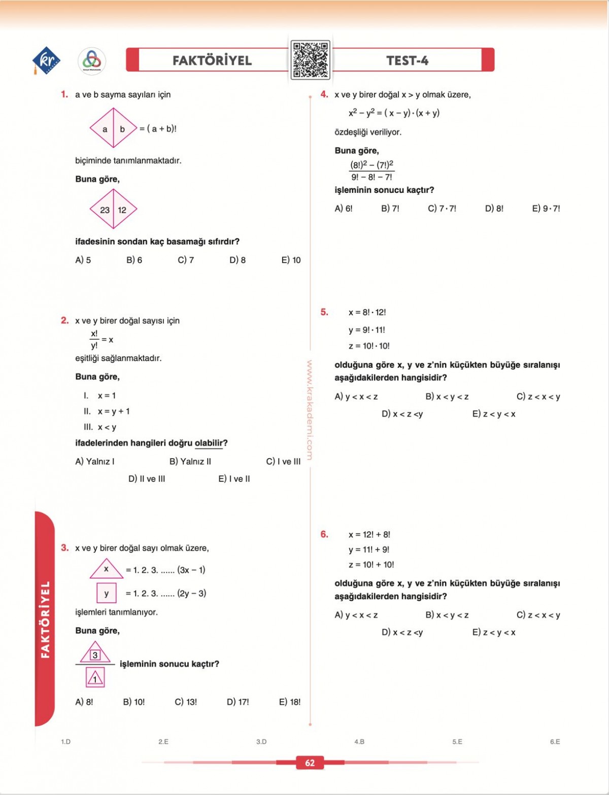 Gerçel Matematik DGS KPSS ALES Soru Bankası Gerçel Matematik DGS KPSS ALES Soru Bankası