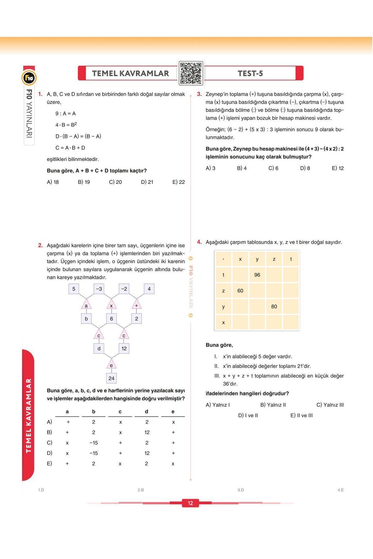 Gerçel Matematik DGS KPSS ALES Soru Bankası