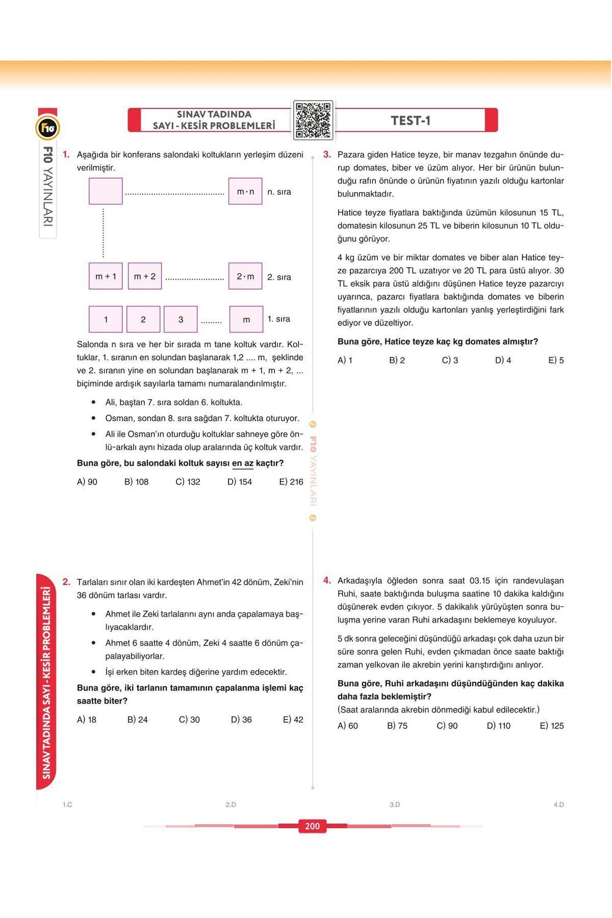 Gerçel Matematik DGS KPSS ALES Soru Bankası