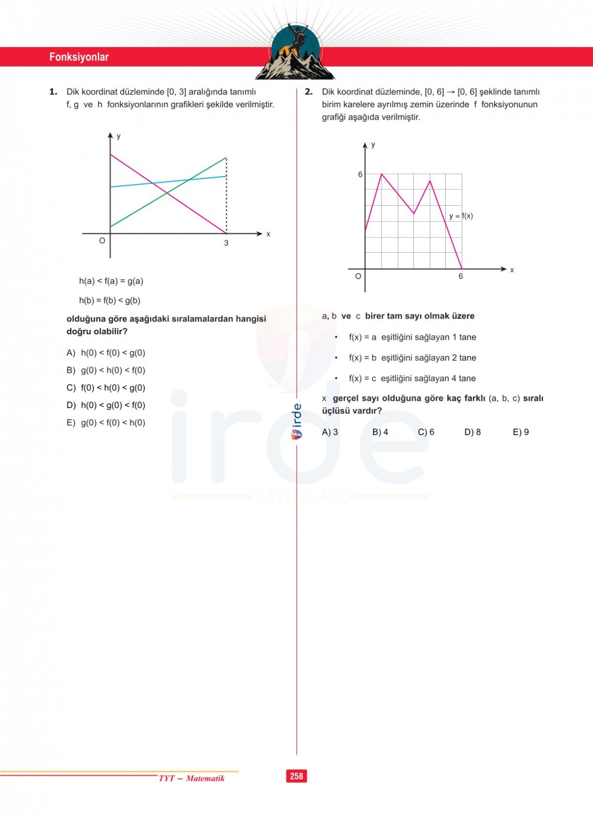 İrde Yayınları TYT Matematik Soru Bankası
