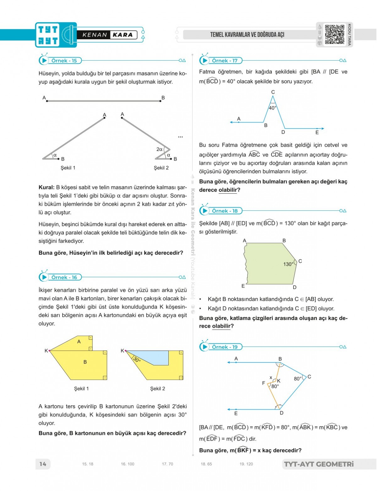 Kenan Kara İle TYT-AYT Geometri Video Ders Kitabı Kenan Kara İle TYT-AYT Geometri Video Ders Kitabı
