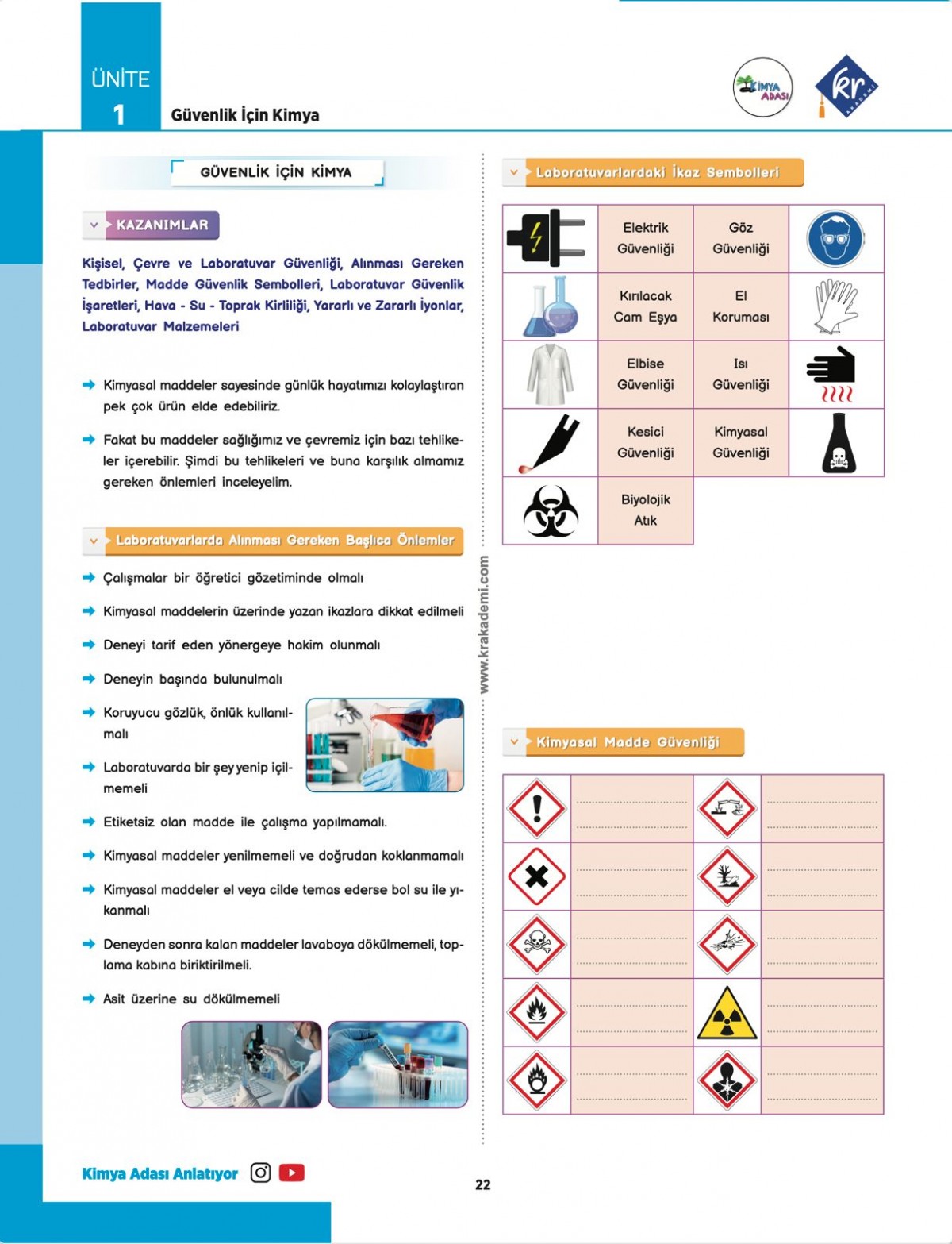 Kimya Adası TYT Kimya Video Ders Kitabı KR Akademi Yayınları Kimya Adası TYT Kimya Video Ders Kitabı KR Akademi Yayınları