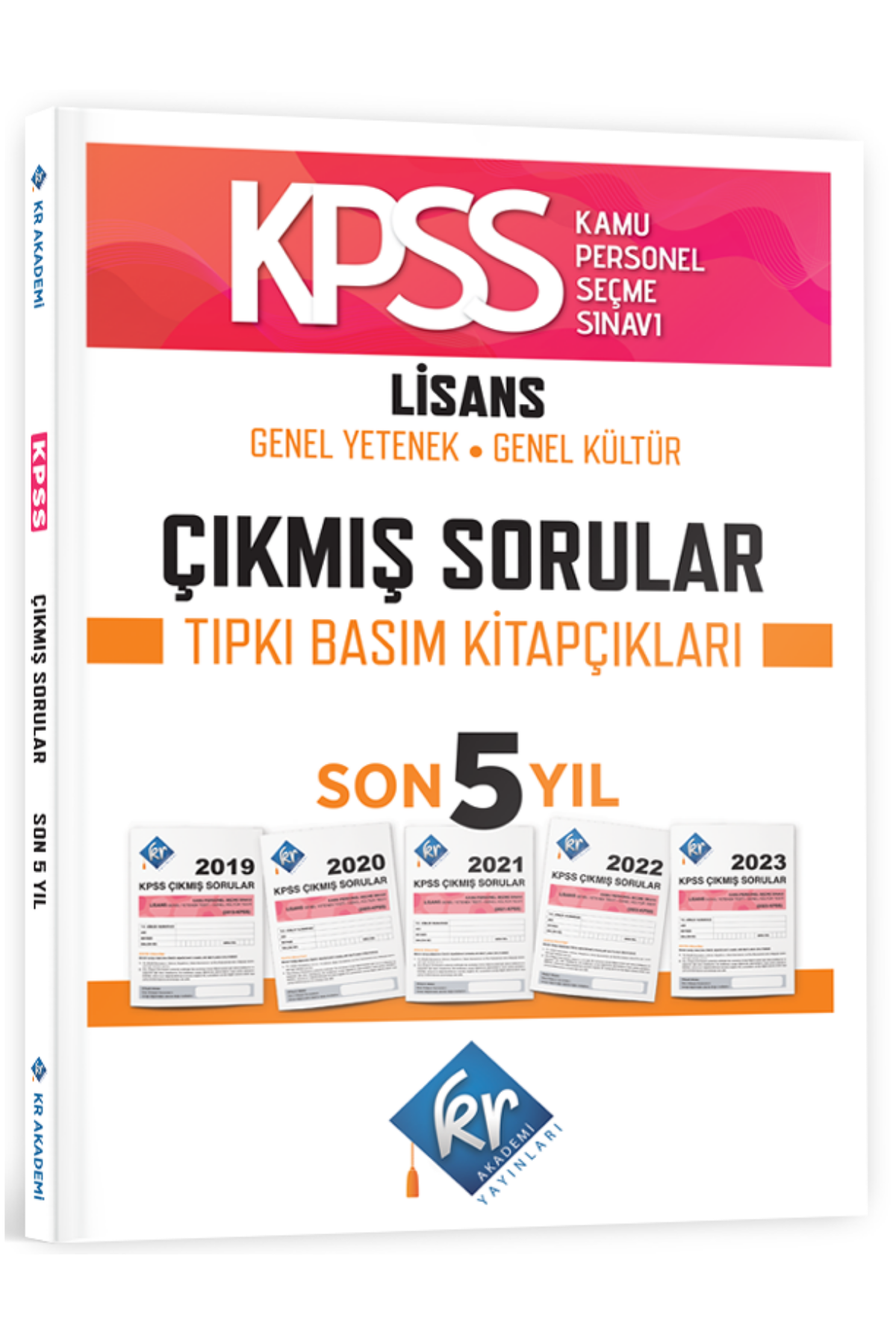 KPSS Genel Yetenek Genel Kültür Çıkmış Sorular Son 5 Yıl Tıpkı Basım Fasikülleri KR Akademi Yayınları