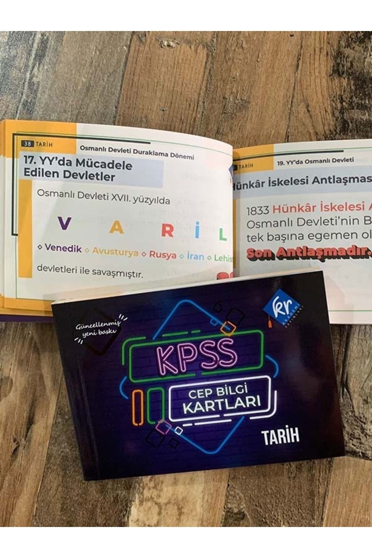 KPSS Tarih Cep Bilgi Kartları KR Akademi Yayınları