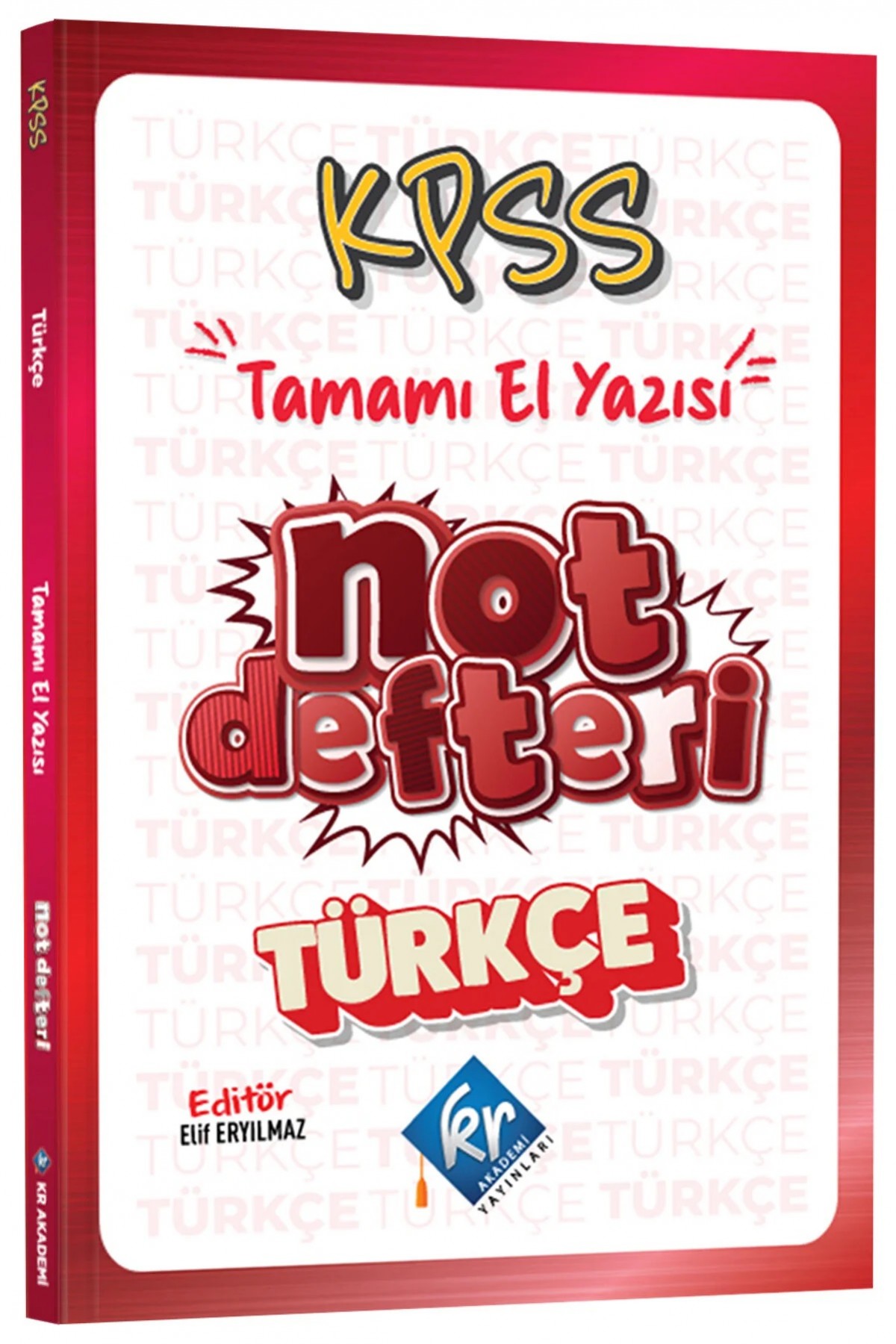 2026 Önlisans- Lise KPSS Türkçe Konu Anlatımlı Not Defteri KR Akademi Yayınları