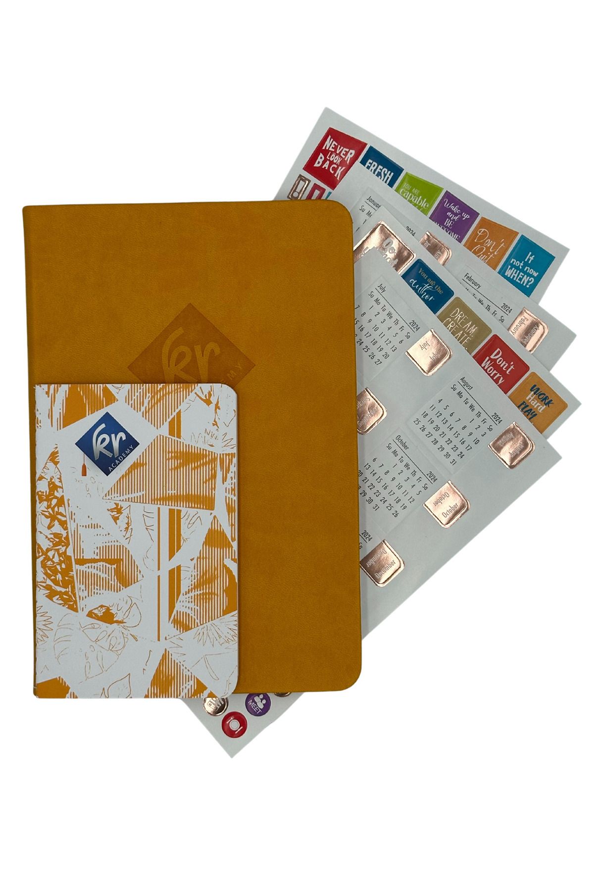 Kr Akademi İngilizce Süresiz Planlayıcı Ajanda - Hardal (Mini Not Defteri + Sticker Hediyeli) Kr Akademi İngilizce Süresiz Planlayıcı Ajanda - Hardal (Mini Not Defteri + Sticker Hediyeli)