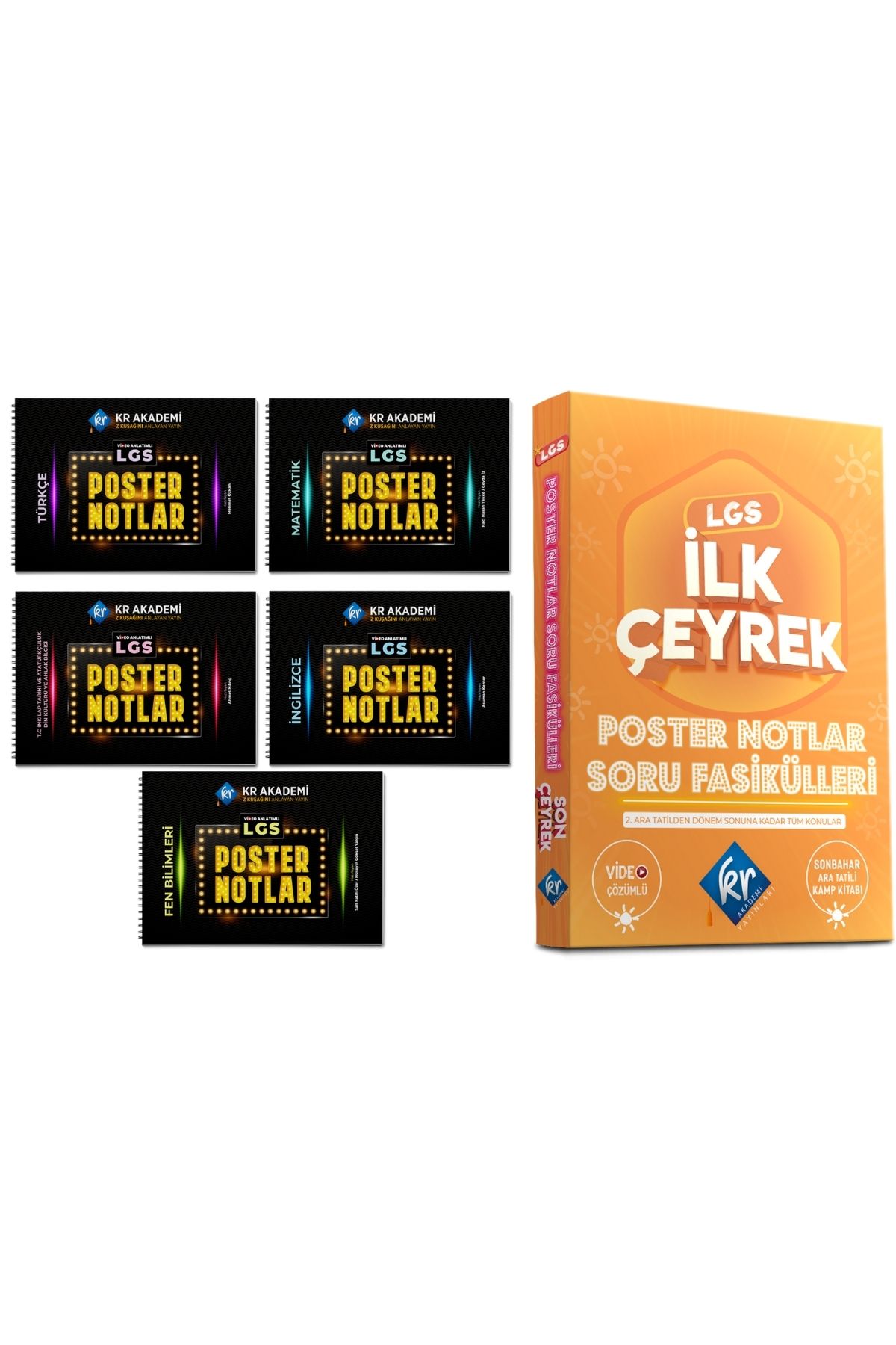 Kr Akademi Yayınları LGS Poster Notlar Seti ve Poster Notlar Soru Fasikülleri Ilk Çeyrek Kr Akademi Yayınları LGS Poster Notlar Seti ve Poster Notlar Soru Fasikülleri Ilk Çeyrek
