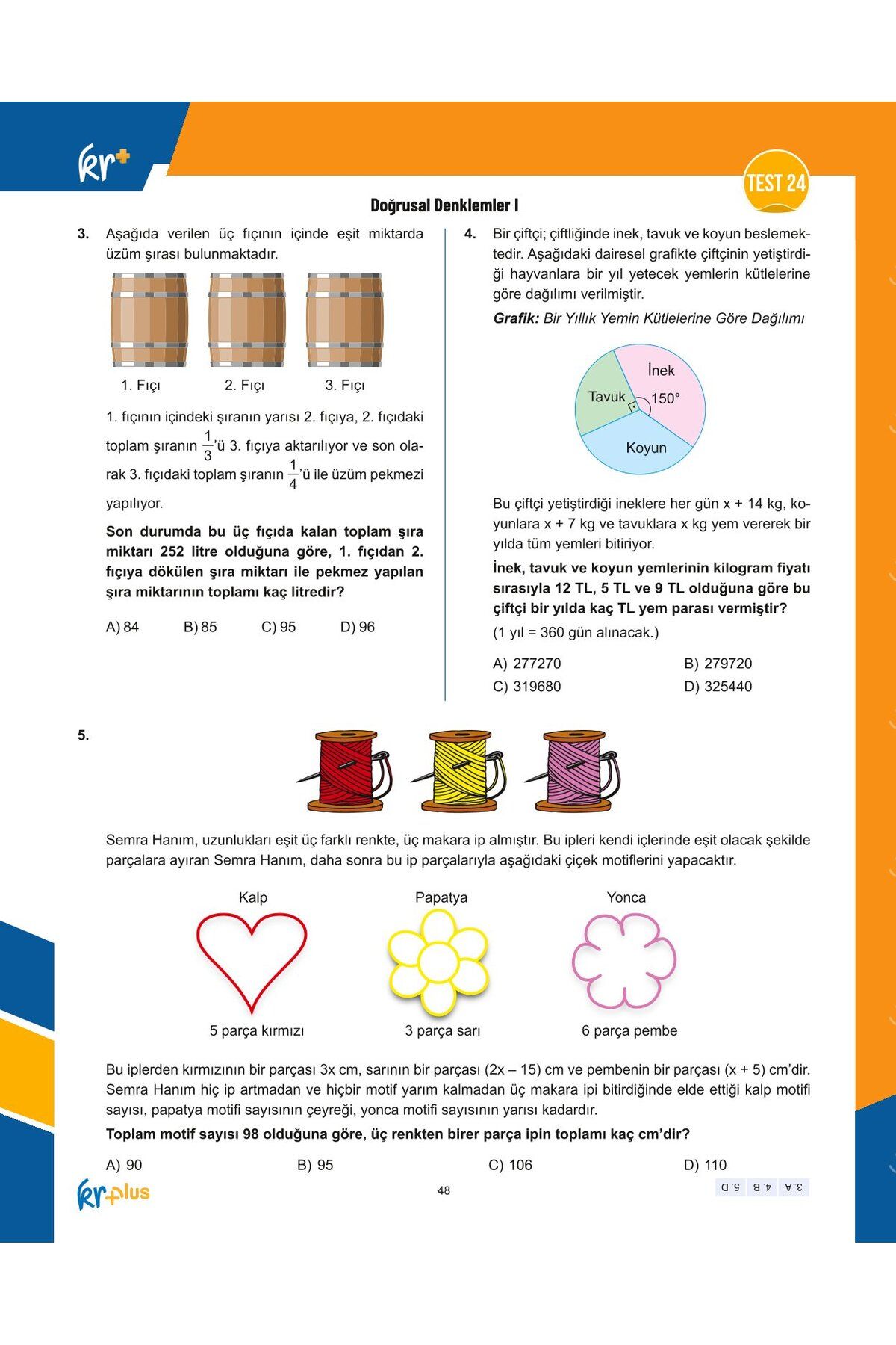 KR Plus LGS Relaks Matematik Soru Fasikülü