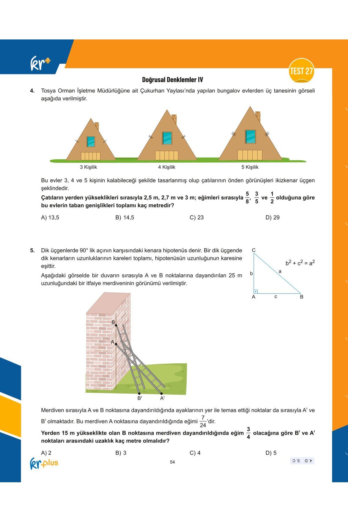 KR Plus LGS Relaks Matematik Soru Fasikülü