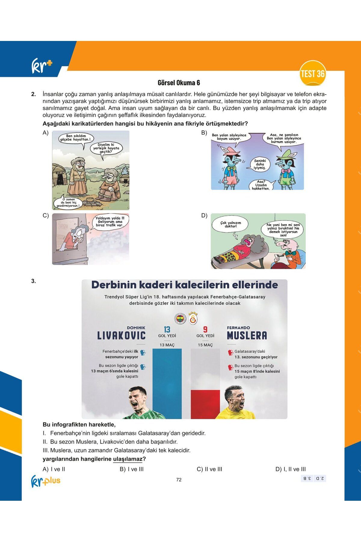 KR Plus LGS Relaks Türkçe Soru Fasikülü