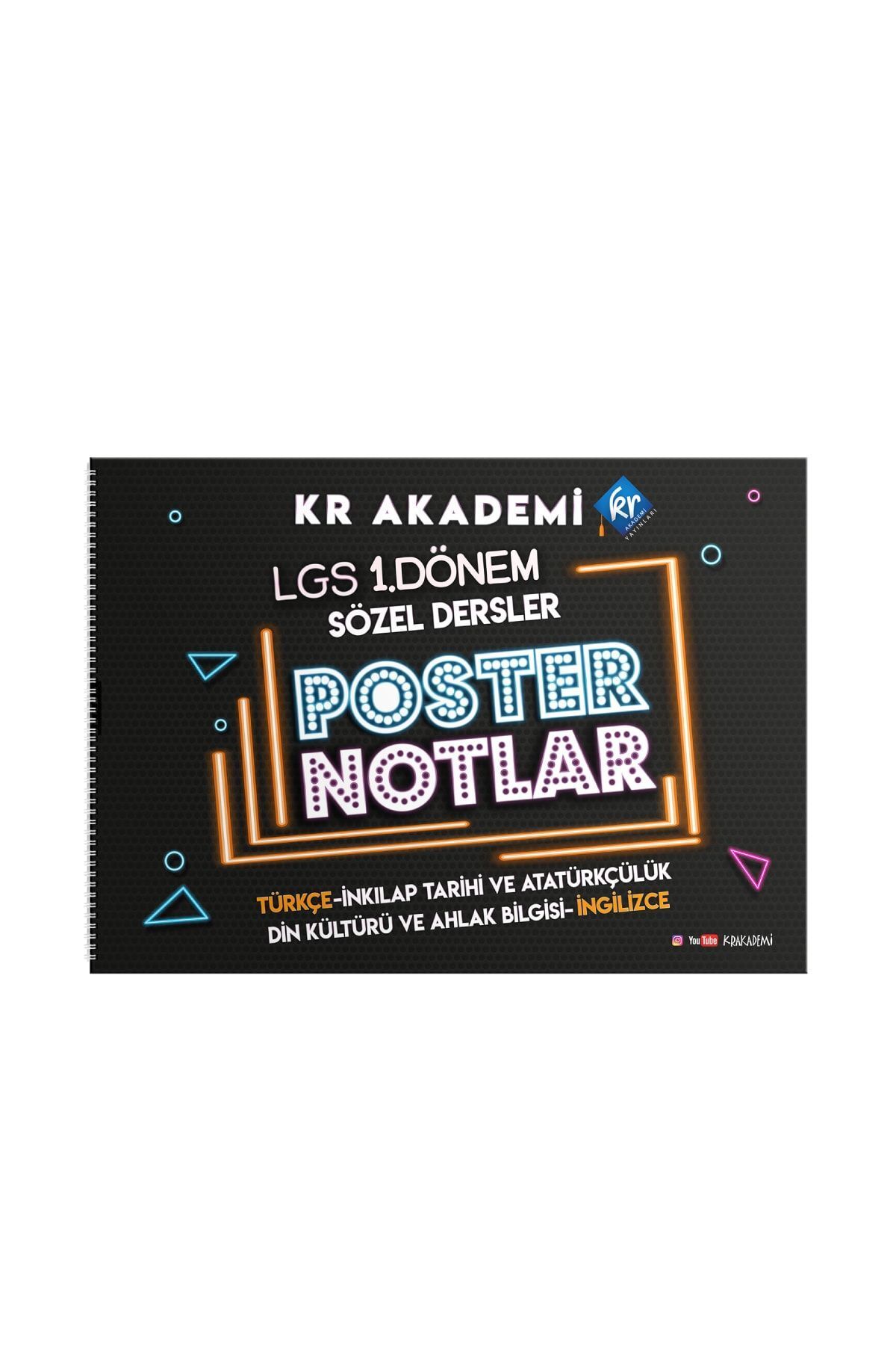 LGS 1. Dönem Poster Notlar Seti KR Akademi