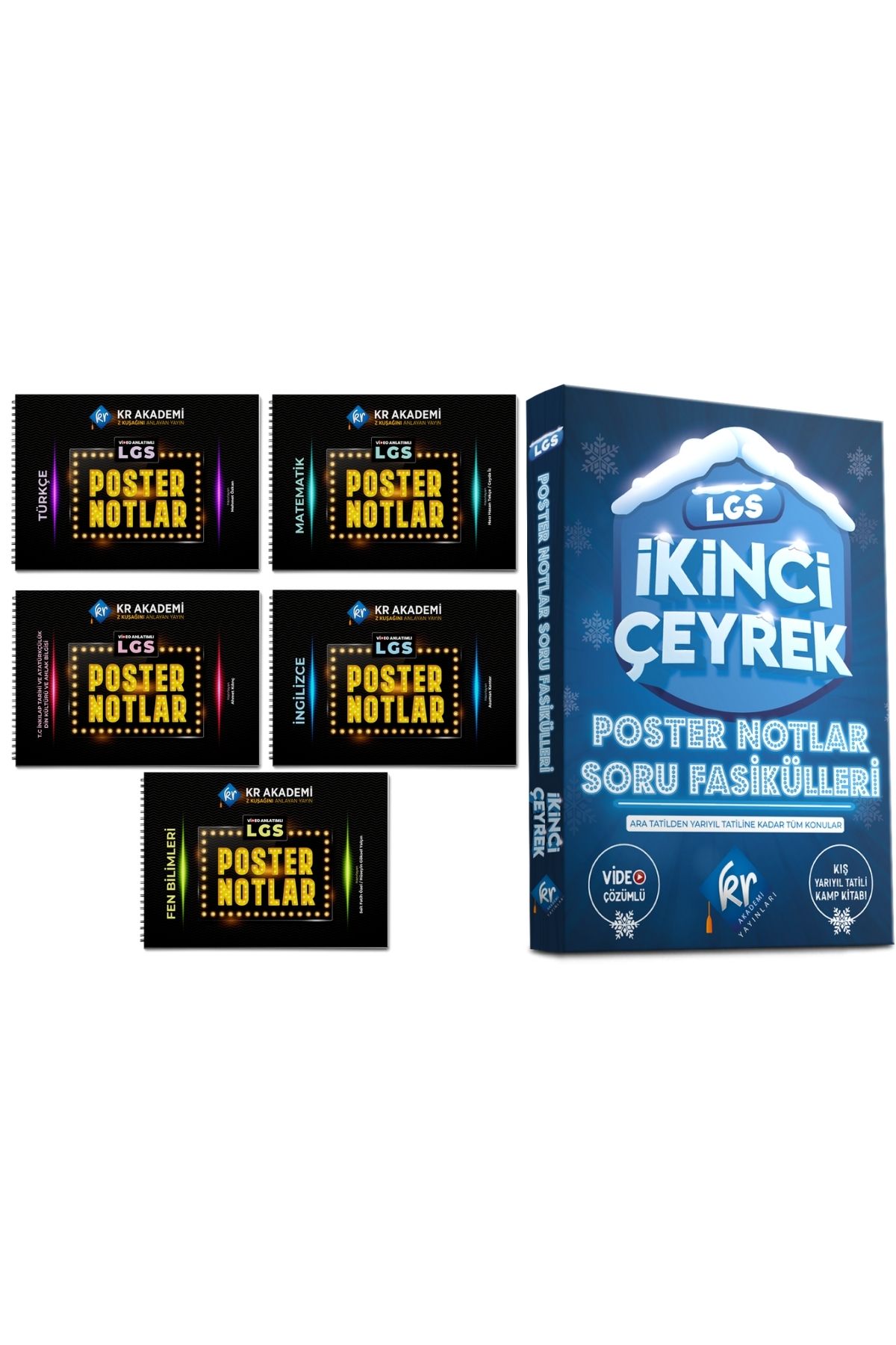 LGS Ikinci Çeyrek Soru Fasikülleri (2. Çeyrek) & LGS Poster Notlar Seti KR Akademi Yayınları LGS Ikinci Çeyrek Soru Fasikülleri (2. Çeyrek) & LGS Poster Notlar Seti KR Akademi Yayınları