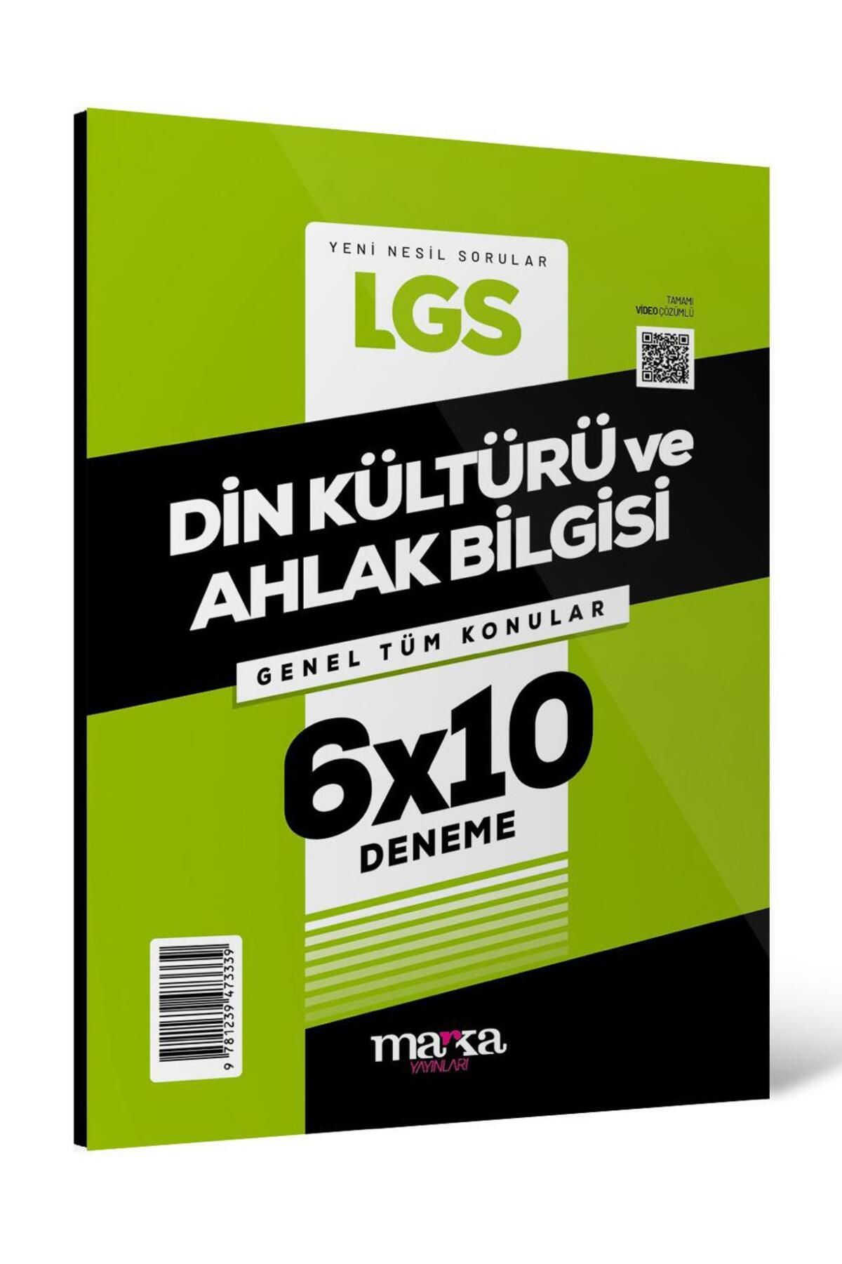 Marka Yayınları LGS Genel Tüm Konular Din Kültürü ve Ahlak Bilgisi 6 Deneme