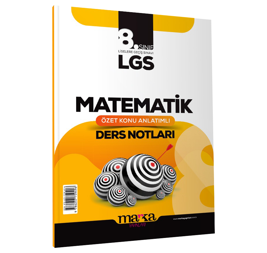 Marka Yayınları 8. Sınıf LGS Matematik Özet Konu Anlatımlı Ders Notları