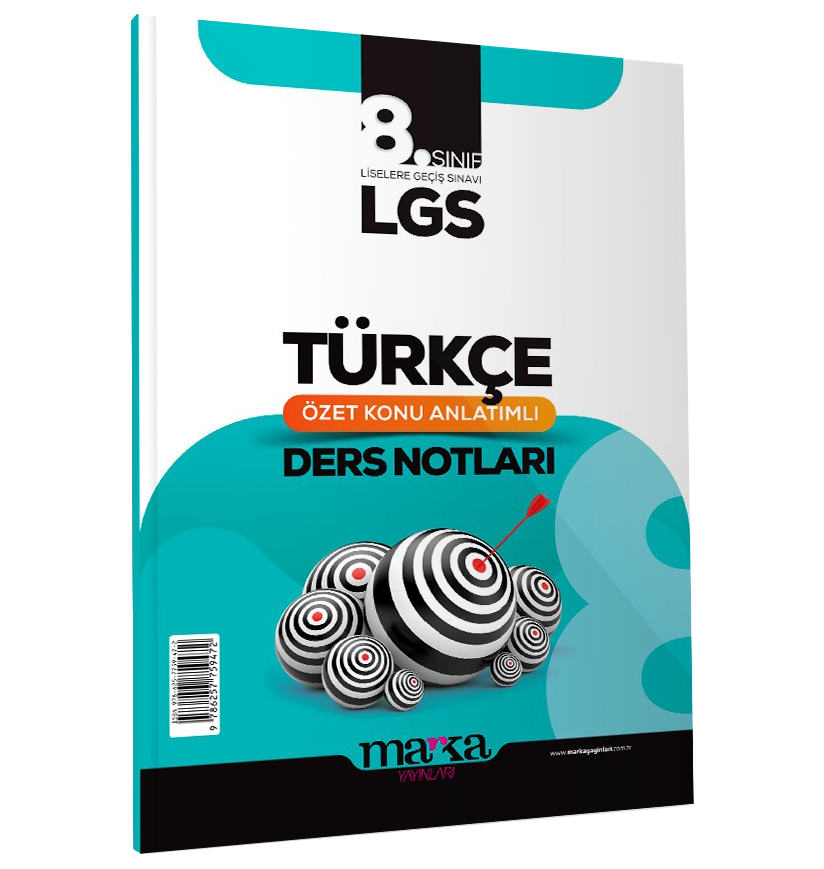 Marka Yayınları 8. Sınıf LGS Türkçe Özet Konu Anlatımlı Ders Notları