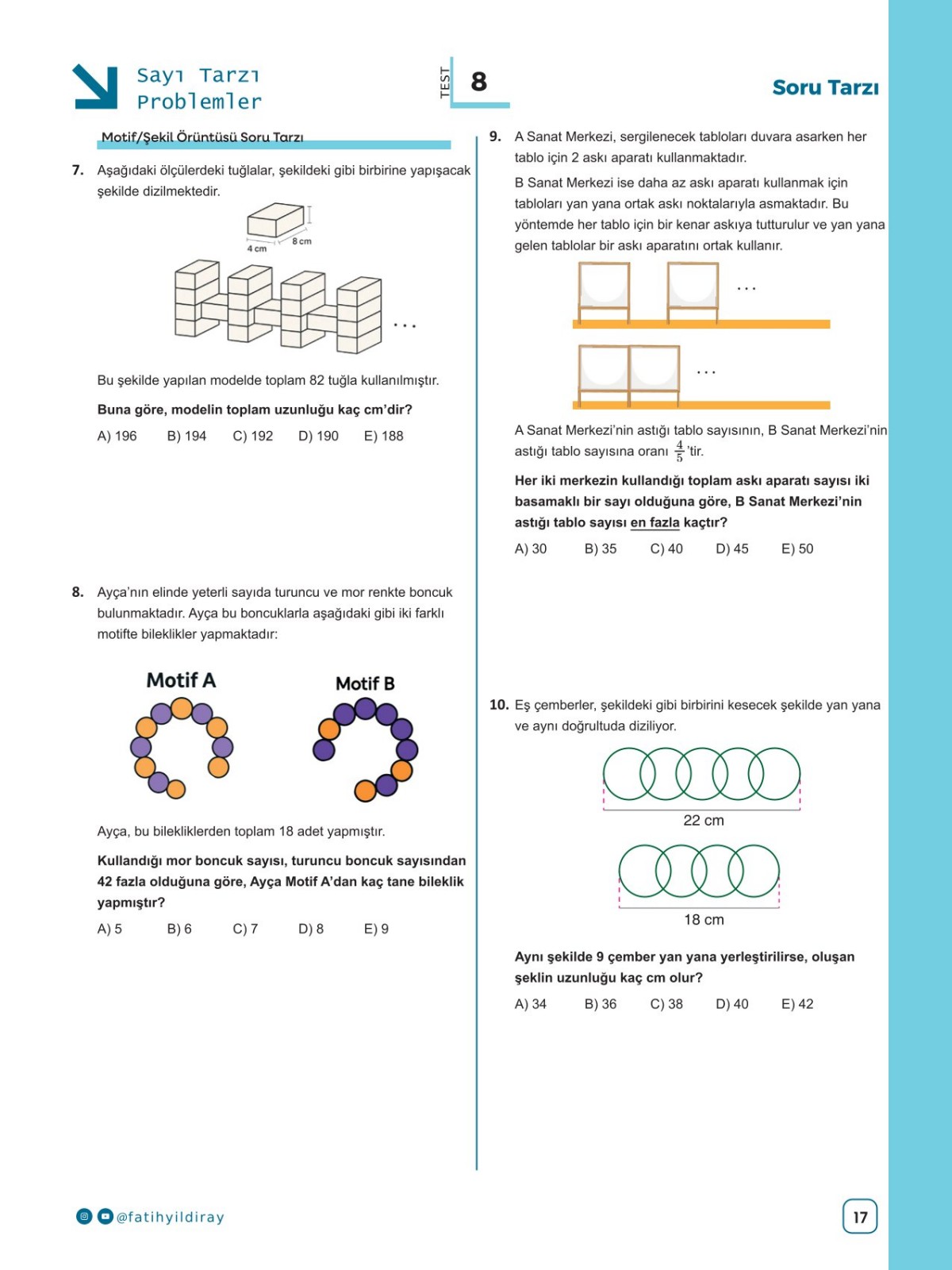 Matematik Karavanı TYT Matematik Tarz Problemler  KR Akademi Yayınları