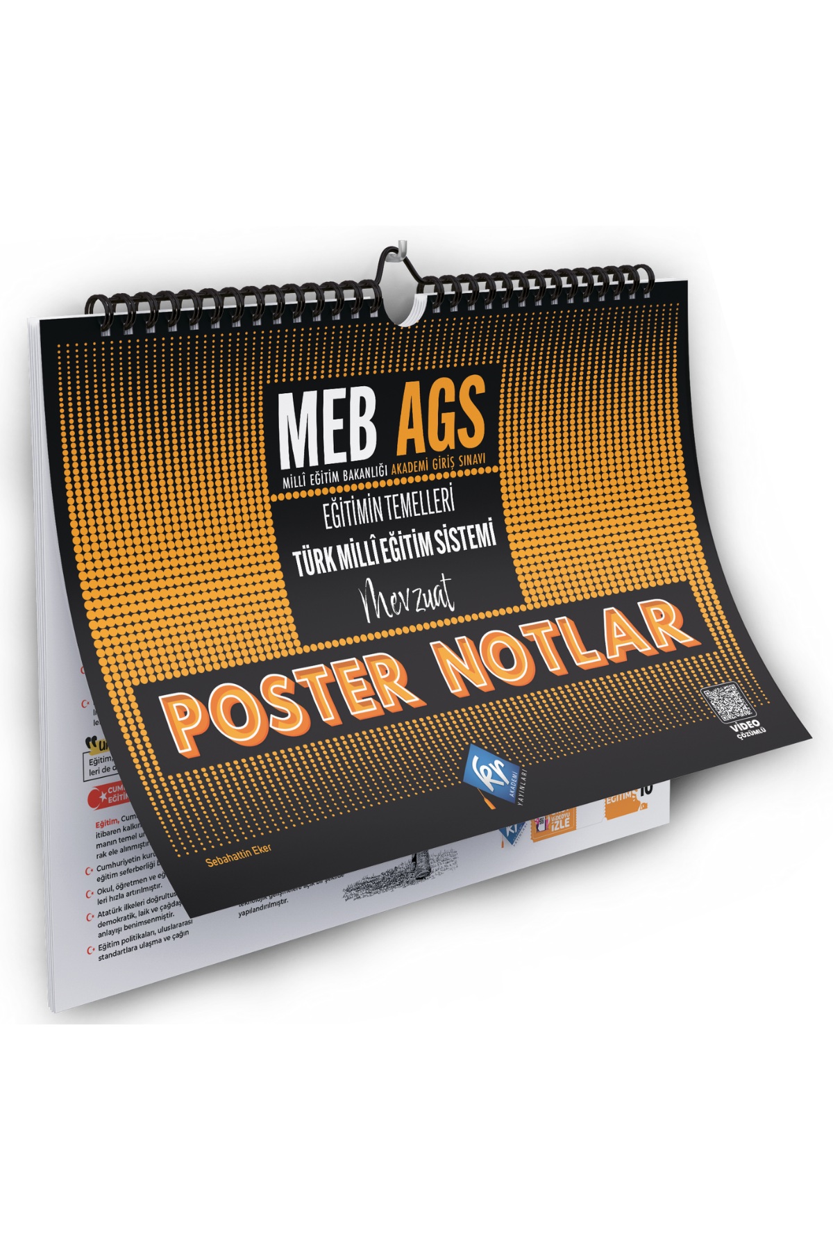 MEB AGS Eğitimin Temelleri ve Türk Milli Eğitim Sistemi Mevzuat Poster Notlar KR Akademi Yayınları