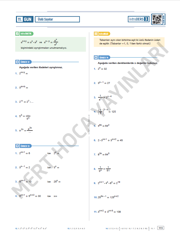 Mert Hoca Yayınları Tüm Sınavlar İçin IntroMat Matematik Video Ders Kitabı