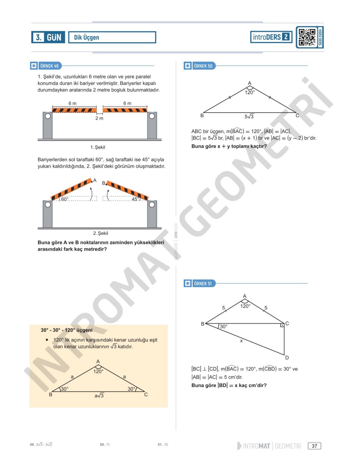 Mert Hoca Yayınları Kenan Kara 15 Günde İntroMat Geometri Video Ders Kitabı