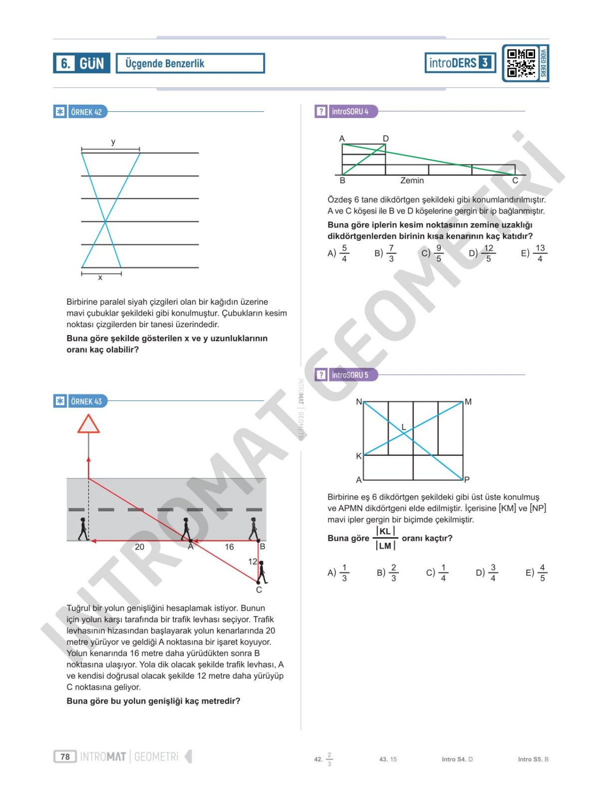 Mert Hoca Yayınları Kenan Kara 15 Günde İntroMat Geometri Video Ders Kitabı