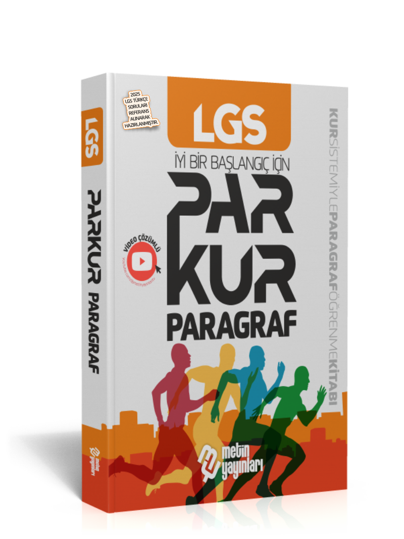 Metin Yayınları LGS Parkur Paragraf Öğrenme Kitabı
