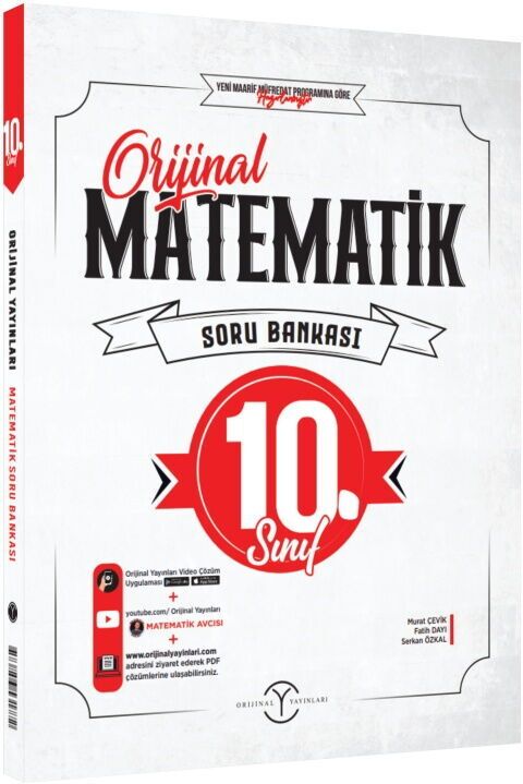 Orijinal Yayınları 10. Sınıf Orijinal Matematik Soru Bankası Orijinal Yayınları 10. Sınıf Orijinal Matematik Soru Bankası