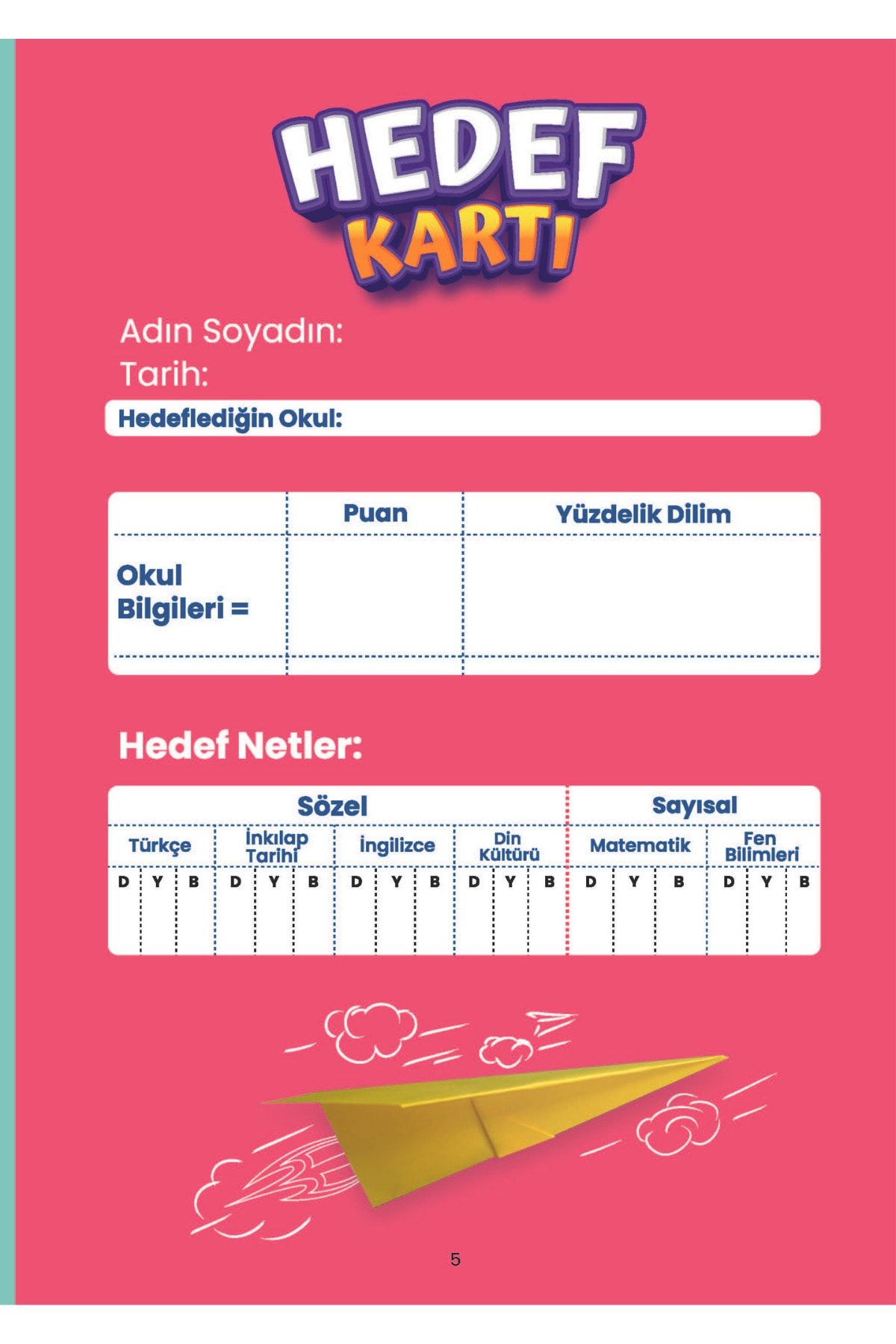 Partikül LGS Planlama Defteri Kr Akademi Yayınları