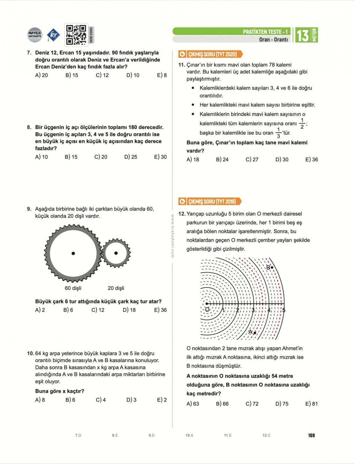 Partikül Matematik Mat-Core 14 Günde Sıfırdan Matematik Video Ders Kitabı KR Akademi Yayınları