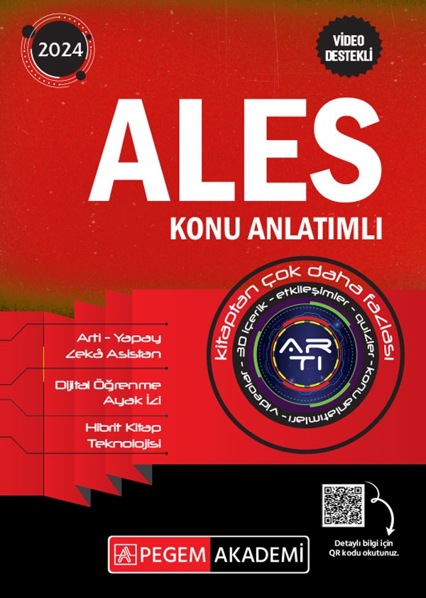 Pegem Akademi 2024 ALES Konu Anlatımlı