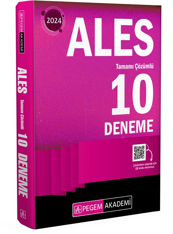 Pegem Akademi 2024 ALES Tüm Adaylar İçin 10 Deneme