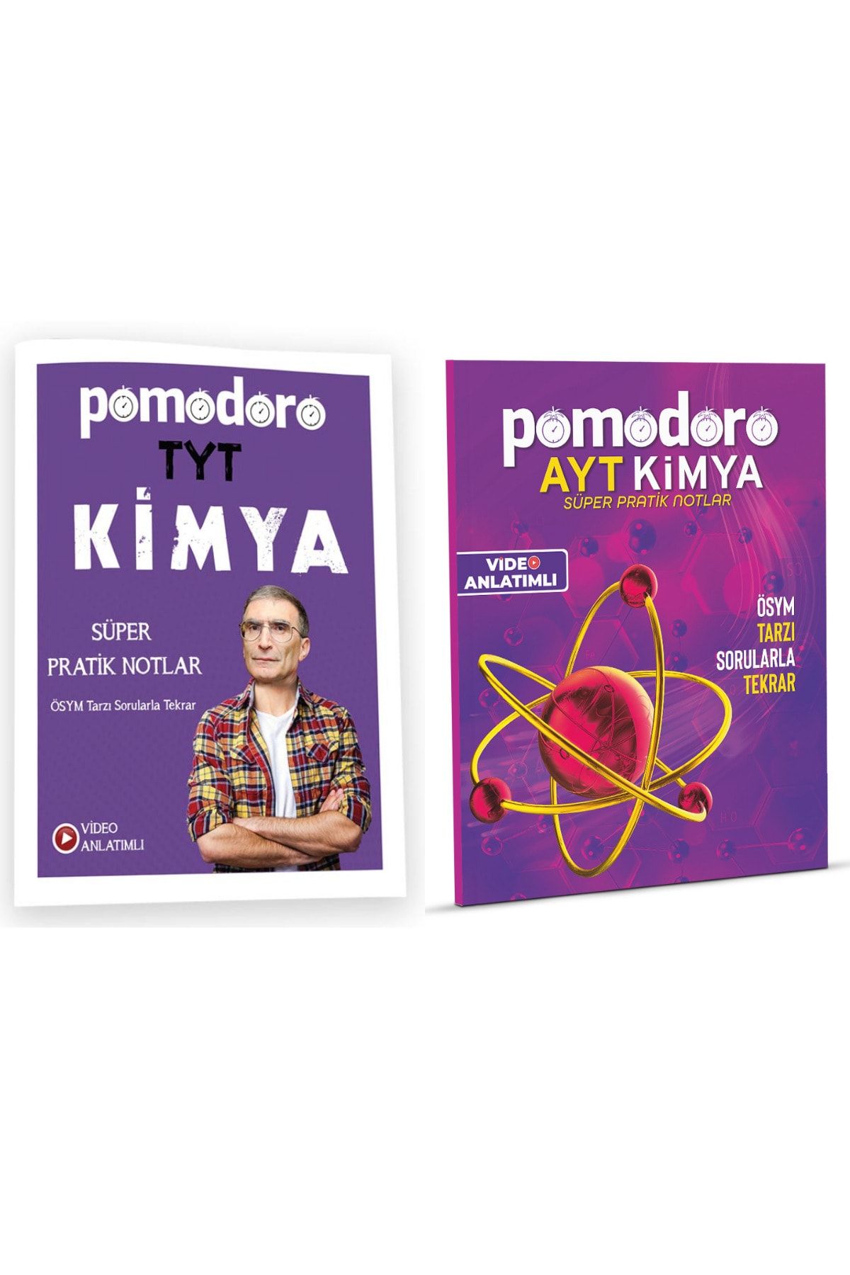 Pomodoro Yks Tyt Ayt Kimya Süper Pratik Notlar Ve Ösym Tarzı Soru Bankası 2li Set