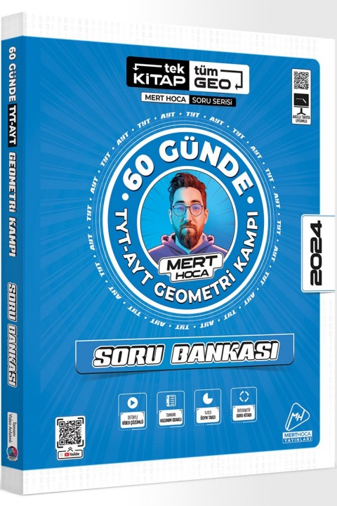 2024 60 Günde Geometri TYT-AYT Geometri Kampı Soru Bankası Mert Hoca Yayınları