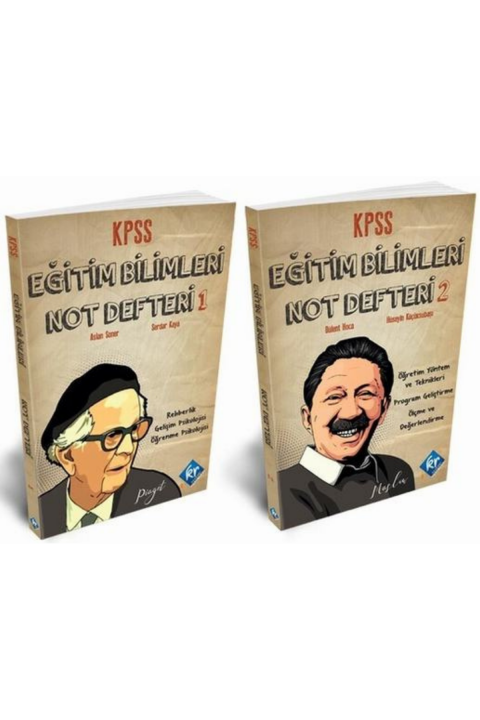 KPSS Eğitim Bilimleri Defterleri (2 Cilt) KR Akademi Yayınları