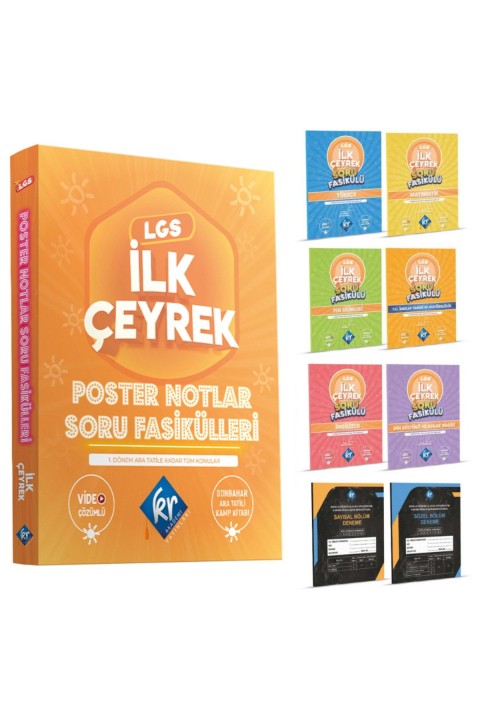 2025 Lgs Tam Set Konu Anlatımlı Poster Notlar Ve Çeyrekler Halinde Soru Fasikülleri Video Destekli