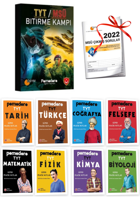 2024 MSÜ Bitirme Kampı & KR Akademi MSÜ Tıpkı Basım Çıkmış Sorular Hediyeli