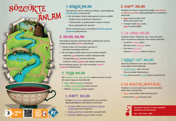 LGS Poster Notlar Seti 5'li KR Akademi