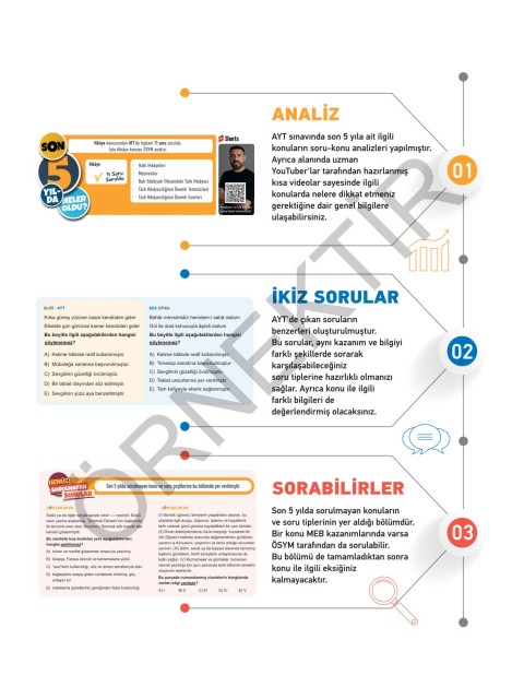 2026 AYT Twins Edebiyat Soru Bankası KR Akademi Yayınları