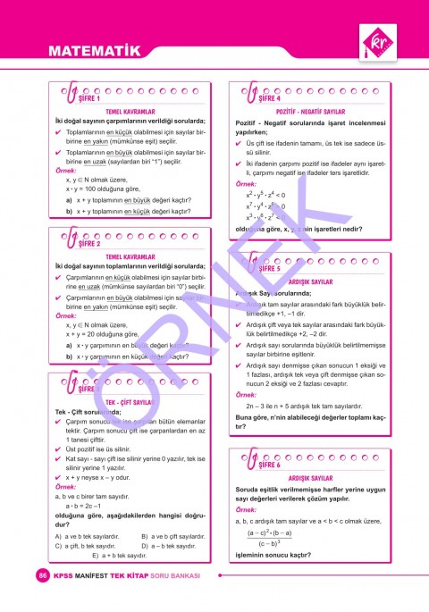 2026 KPSS Genel Yetenek Genel Kültür Manifest Tüm Dersler Tek Kitap Soru Bankası KR Akademi Yayınları