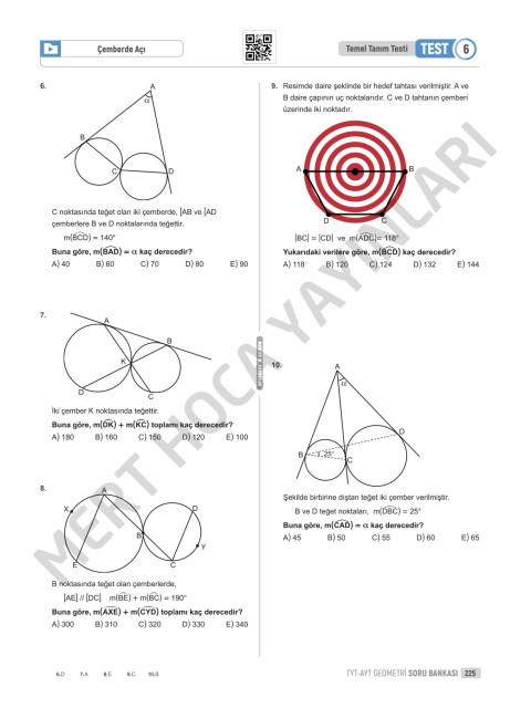 2026 TYT-AYT Geometri Soru Bankası Mert Hoca