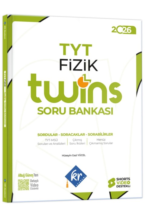 2026 TYT Twins Fizik Soru Bankası KR Akademi Yayınları