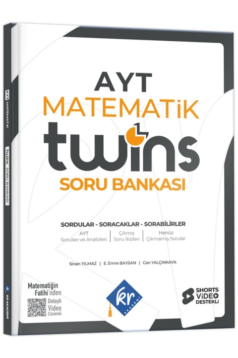 2027 AYT Twins Matematik Soru Bankası KR Akademi Yayınları