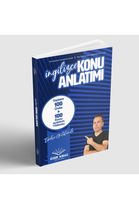 Özer Kiraz Yayınları 4 Kitaplı ve Video Destekli Genel İngilizce Seti