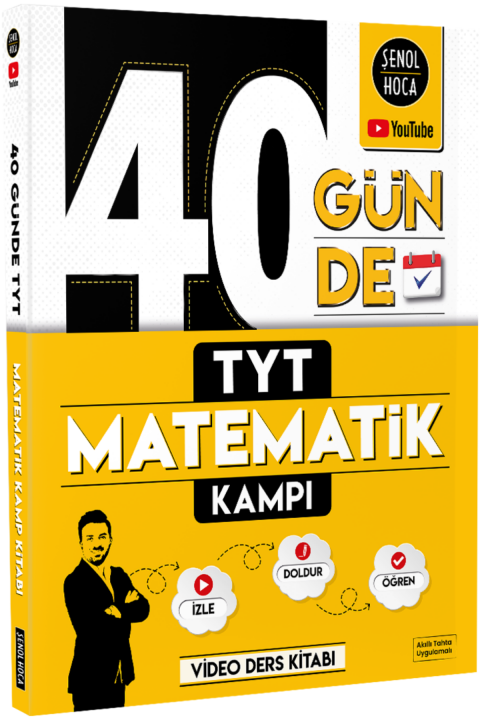 40 Günde TYT Matematik Kampı Şenol Hoca Yayınları