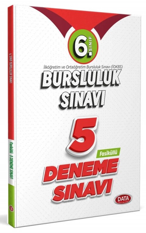 6. Sınıf Bursluluk Sınavı Fasikül 5 Deneme Sınavı Data Yayınları