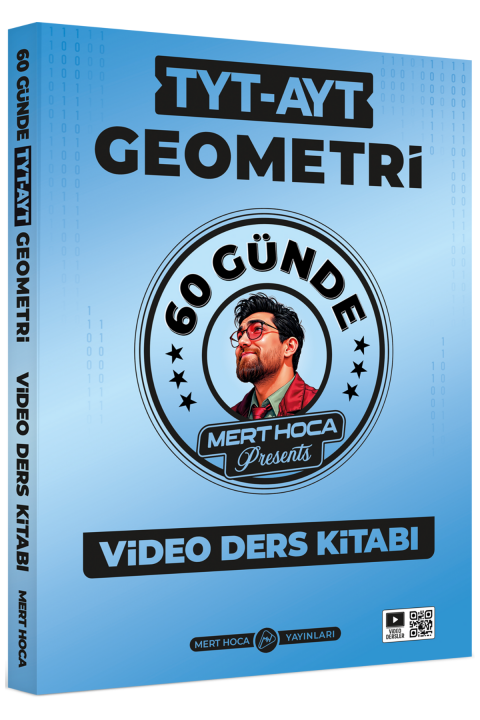 60 Günde TYT-AYT Geometri Video Ders Kitabı Mert Hoca Yayınları