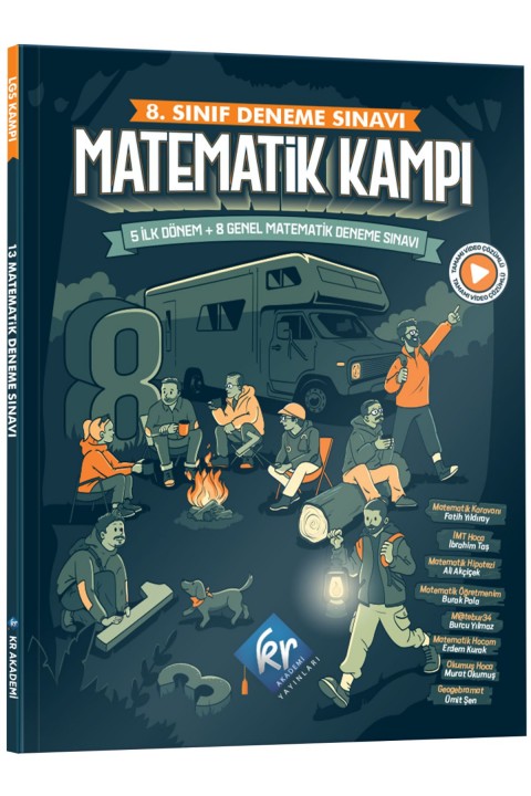 8. Sınıf Deneme Sınavı Matematik Kampı KR Akademi Yayınları