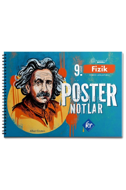9. Sınıf Maarif Modeli Fizik Poster Notlar KR Akademi Yayınları