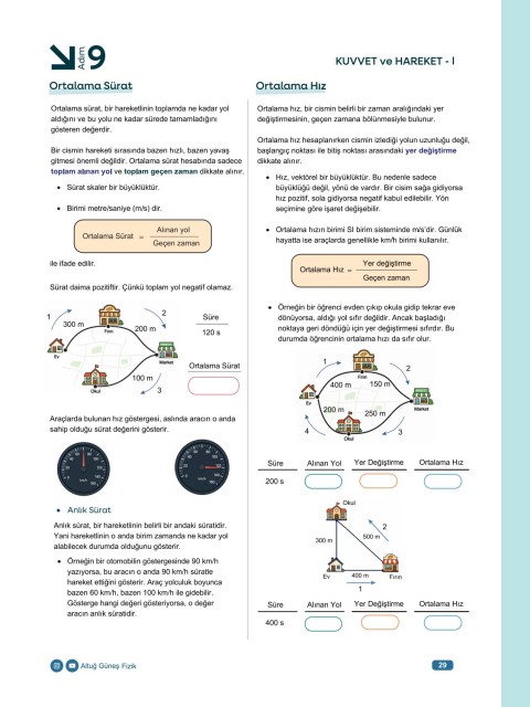 Altuğ Güneş 2028 Maarif Modeli 1. Oturum Fizik Video Ders Kitabı KR Akademi Yayınları