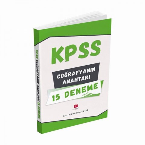 Anahtar Kitap KPSS Coğrafyanın Anahtarı 15 Deneme