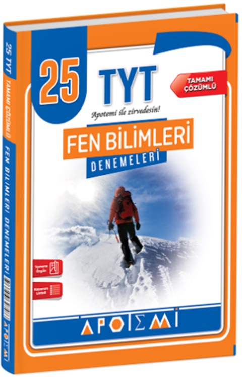 Apotemi Yayınları TYT Fen Bilimleri 25 Deneme
